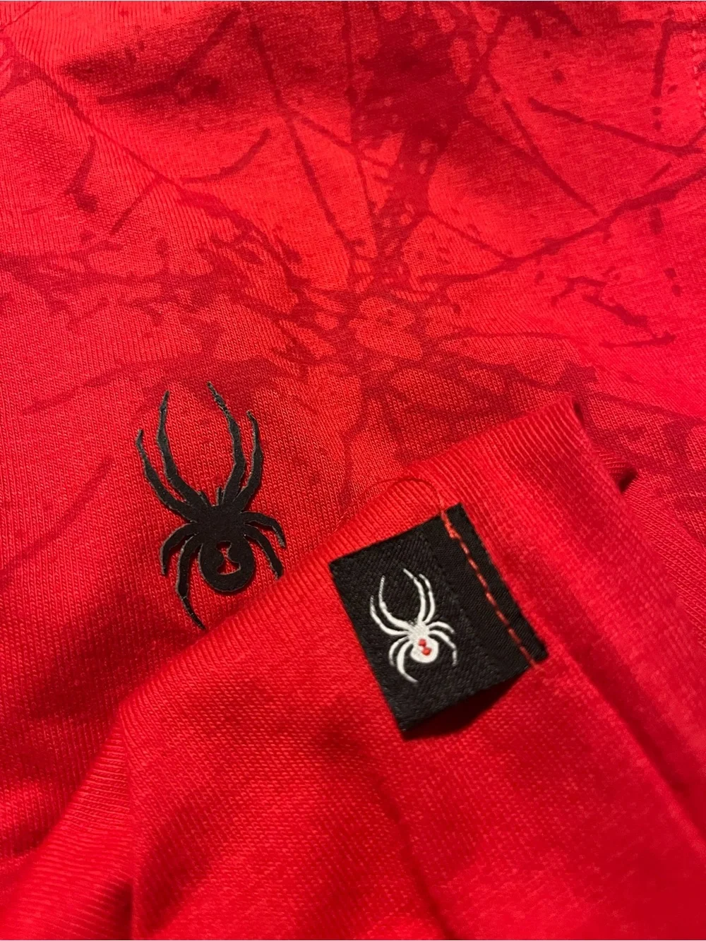 Spyder Red Short-Sleeve Graphic Logo Tee